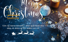Tấm ốp Saravietnam - Món quà Noel độc đáo, tô điểm tổ ấm thêm rực rỡ!